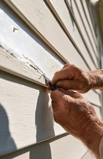 Vinyl Siding Repair X